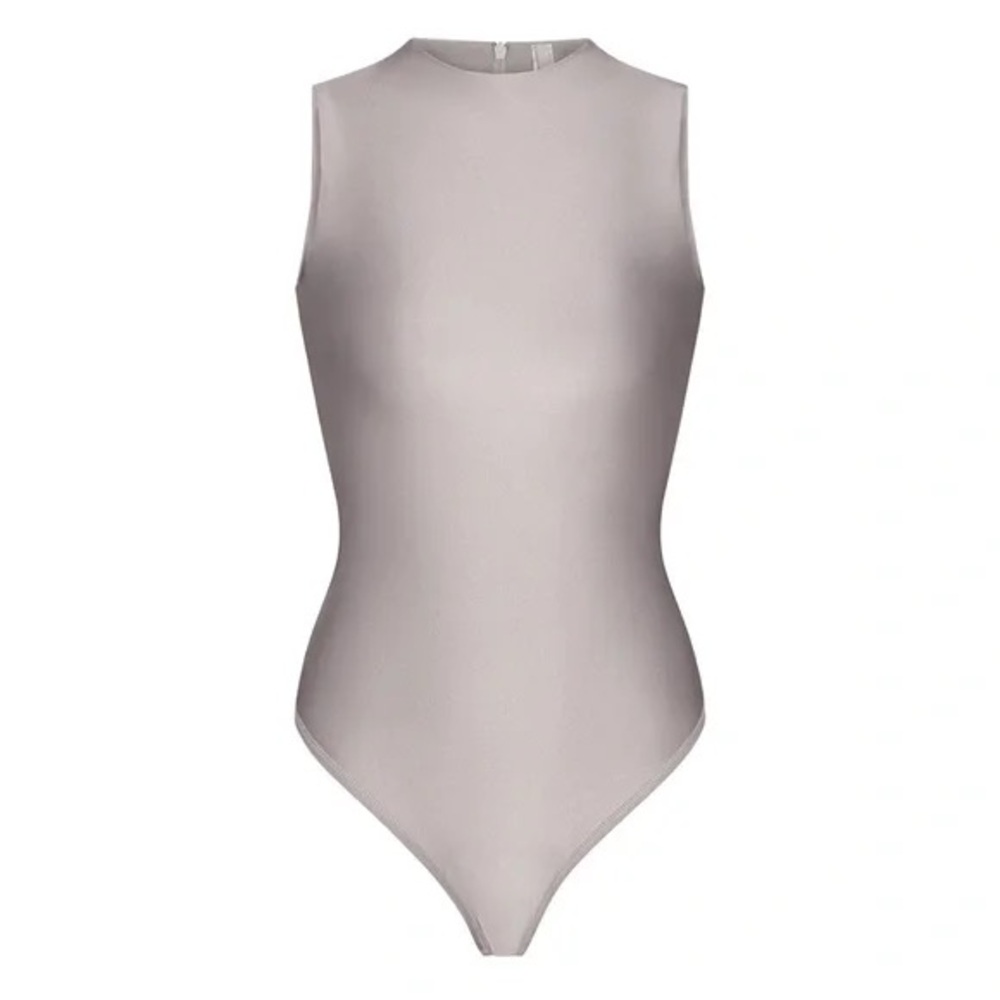 Skims silver disco bodysuit